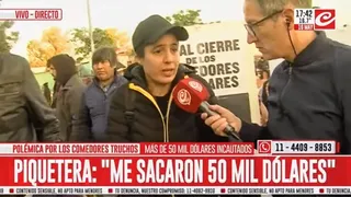 María Dotti: "Yo le entregué el dinero a la policía, venían a buscar listados"